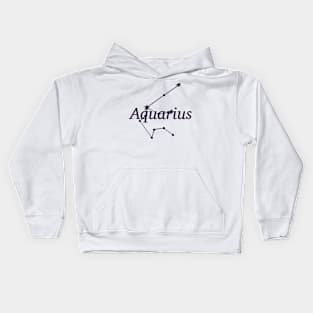 Aquarius Constellation Kids Hoodie